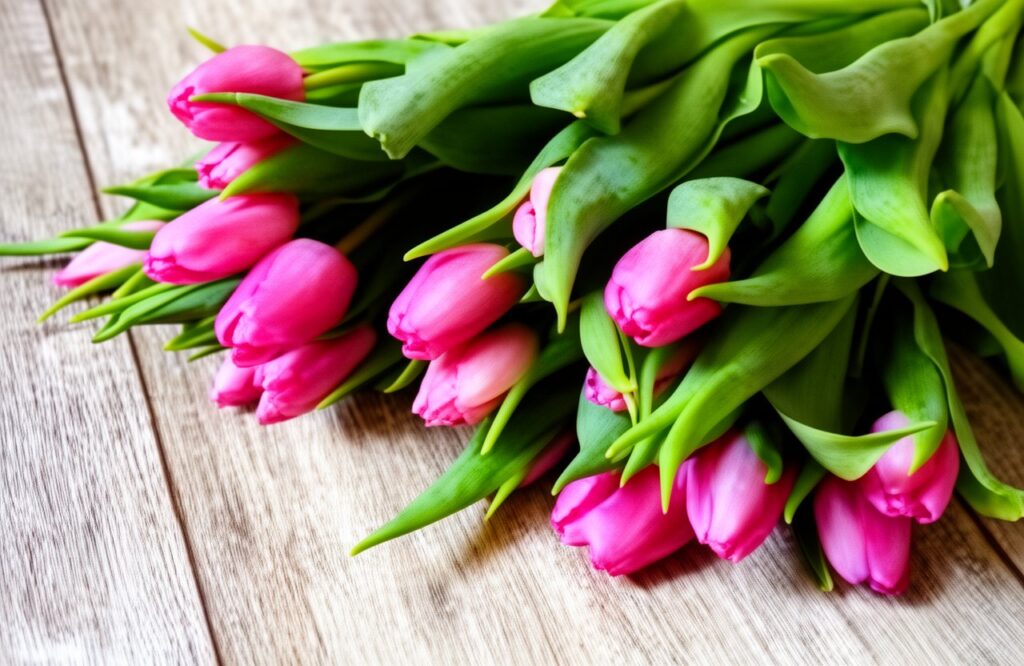 tulips unwrapped