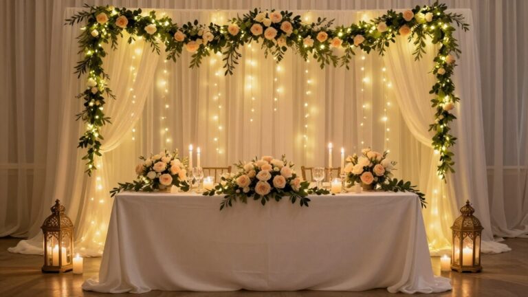 sweetheart table decor ideas