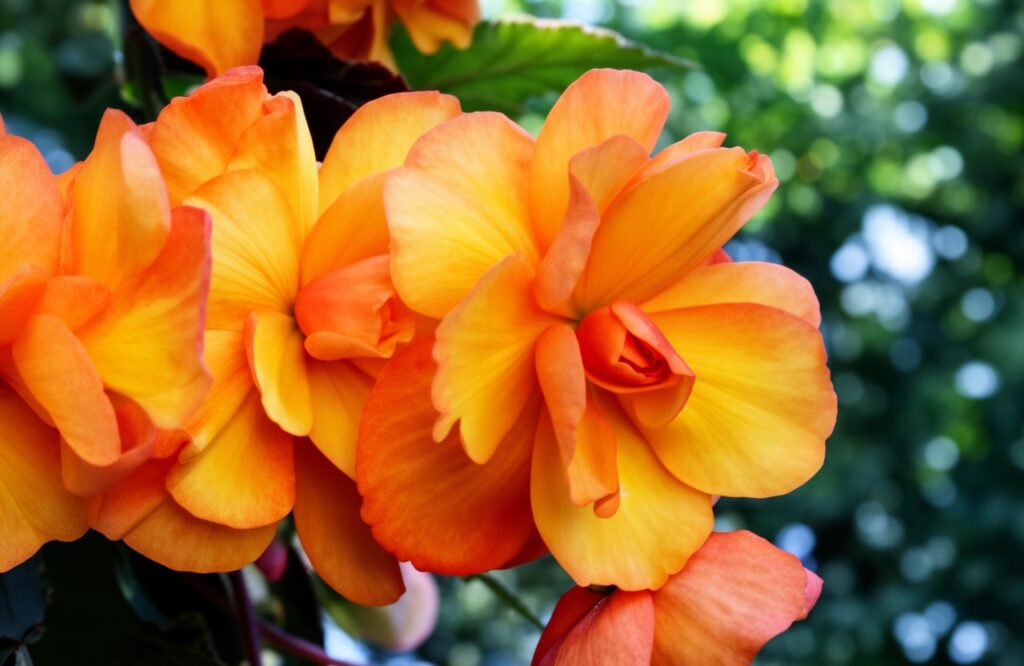 yellow rieger begonia