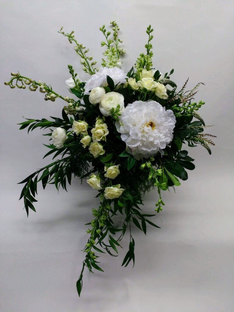 bouquet using floral egg
