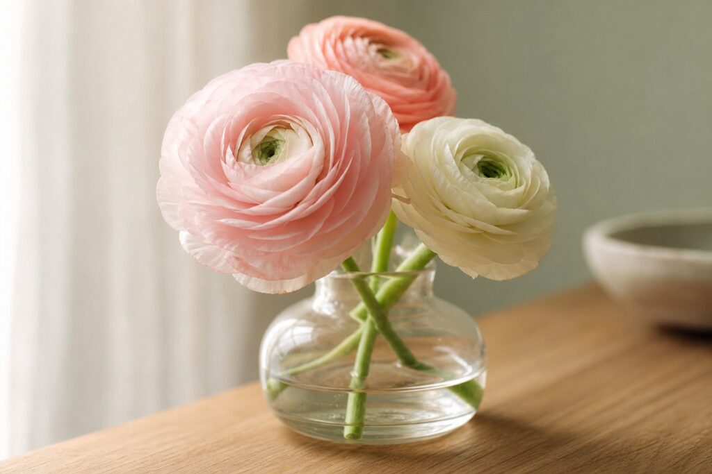 dont drown ranunculus stems