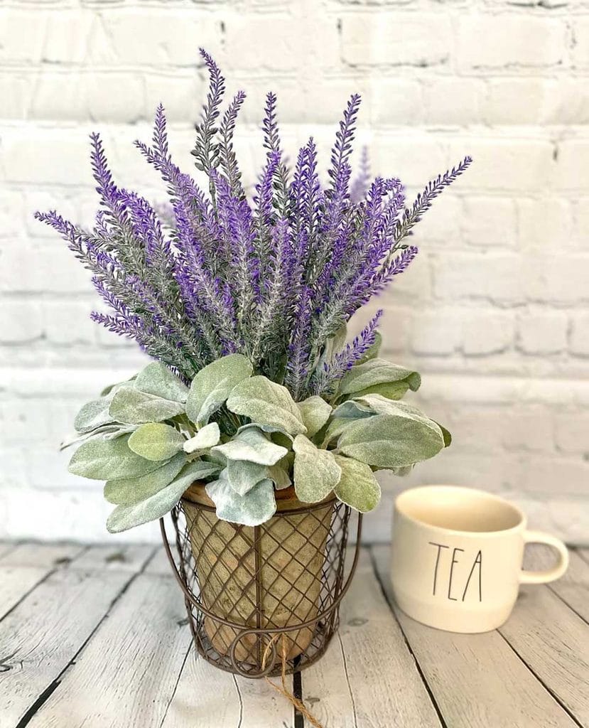 lavender floral arrangement