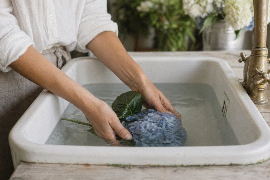 how to revive hydrangeas