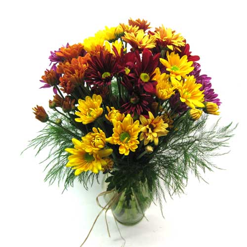 fall mum bouquet