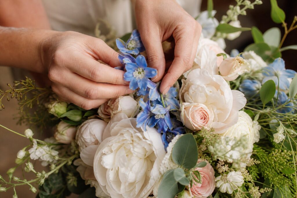 design with delphinium