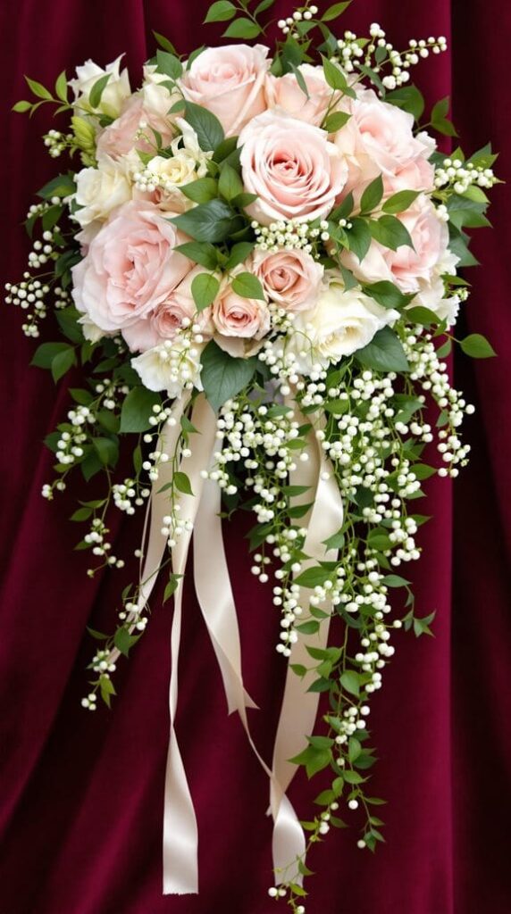 victorian style floral arrangement