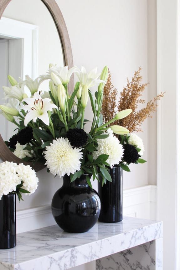 elegant black and white displays 6sl0t