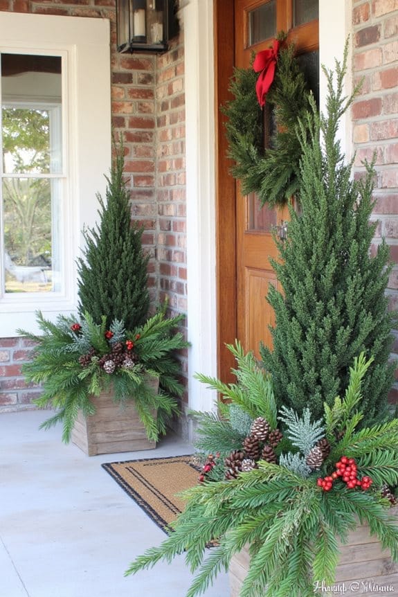 fresh greenery for christmas ckq4j