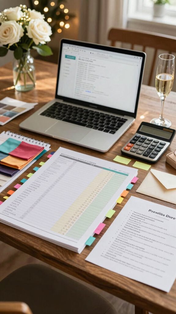 all in one wedding planning spreadsheet