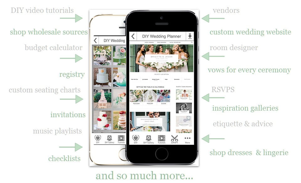 diy wedding planning app