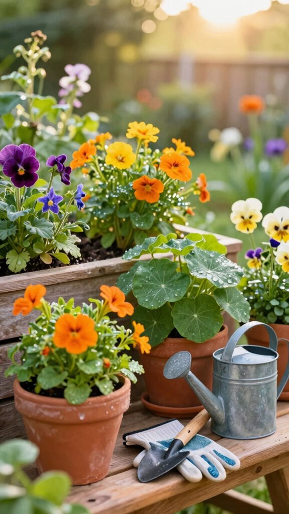 easy edible flowers for beginners
