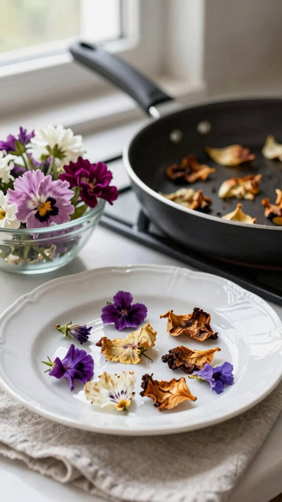 edible flowers careful sparing use