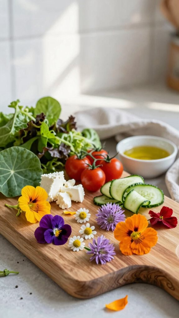 edible flowers elevate savory dishes