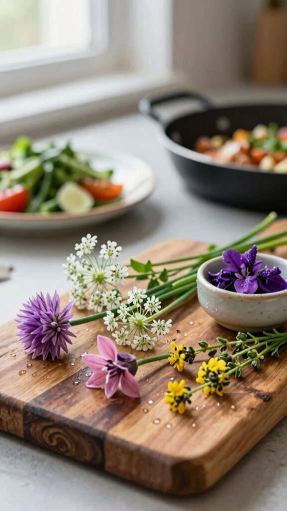 herb flowers late delicate flavor