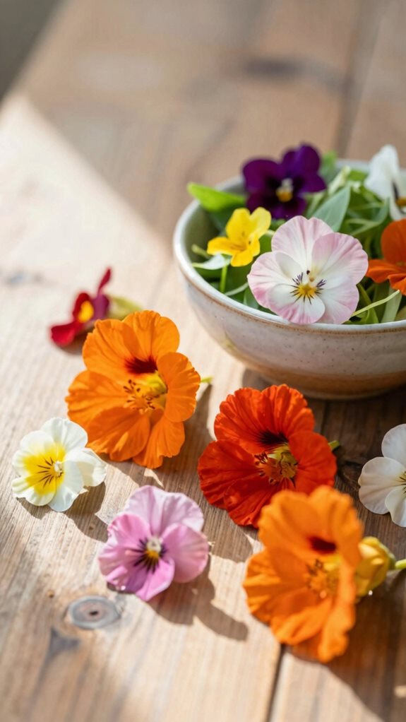 peppery citrusy edible blooms flavor profiles