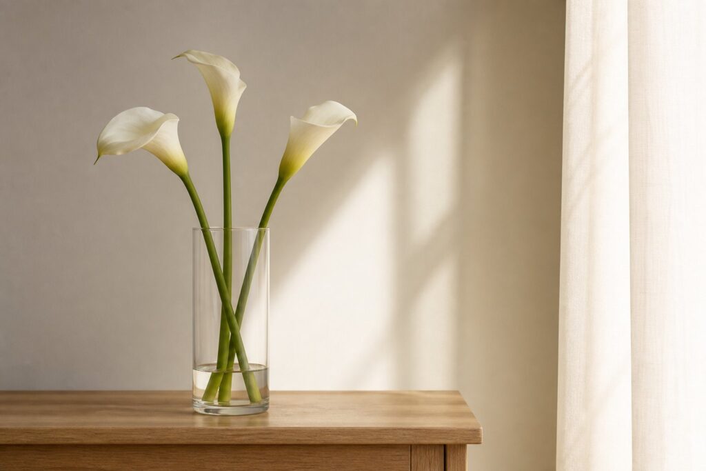 display calla lilies