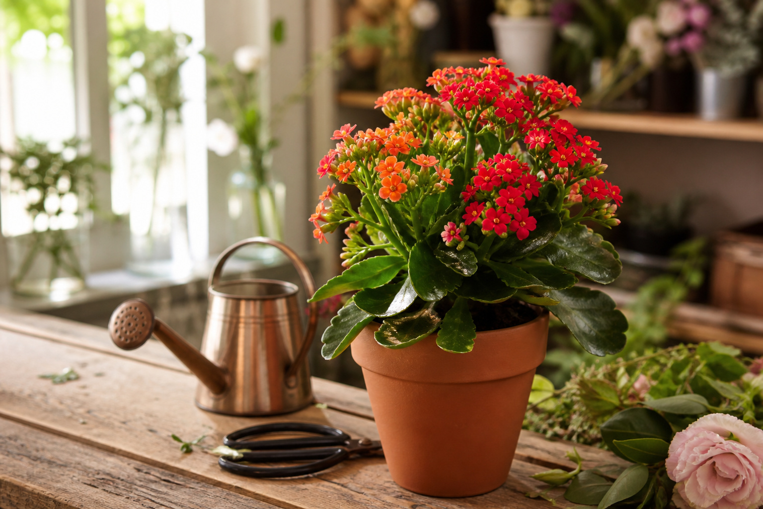 Blooming kalanchoe plant care guide featured image